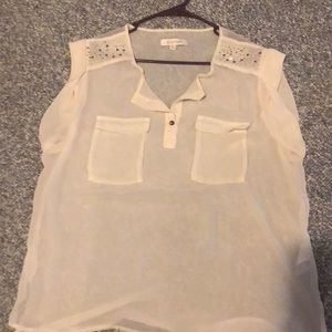 Sheer Ellen Tracy blouse